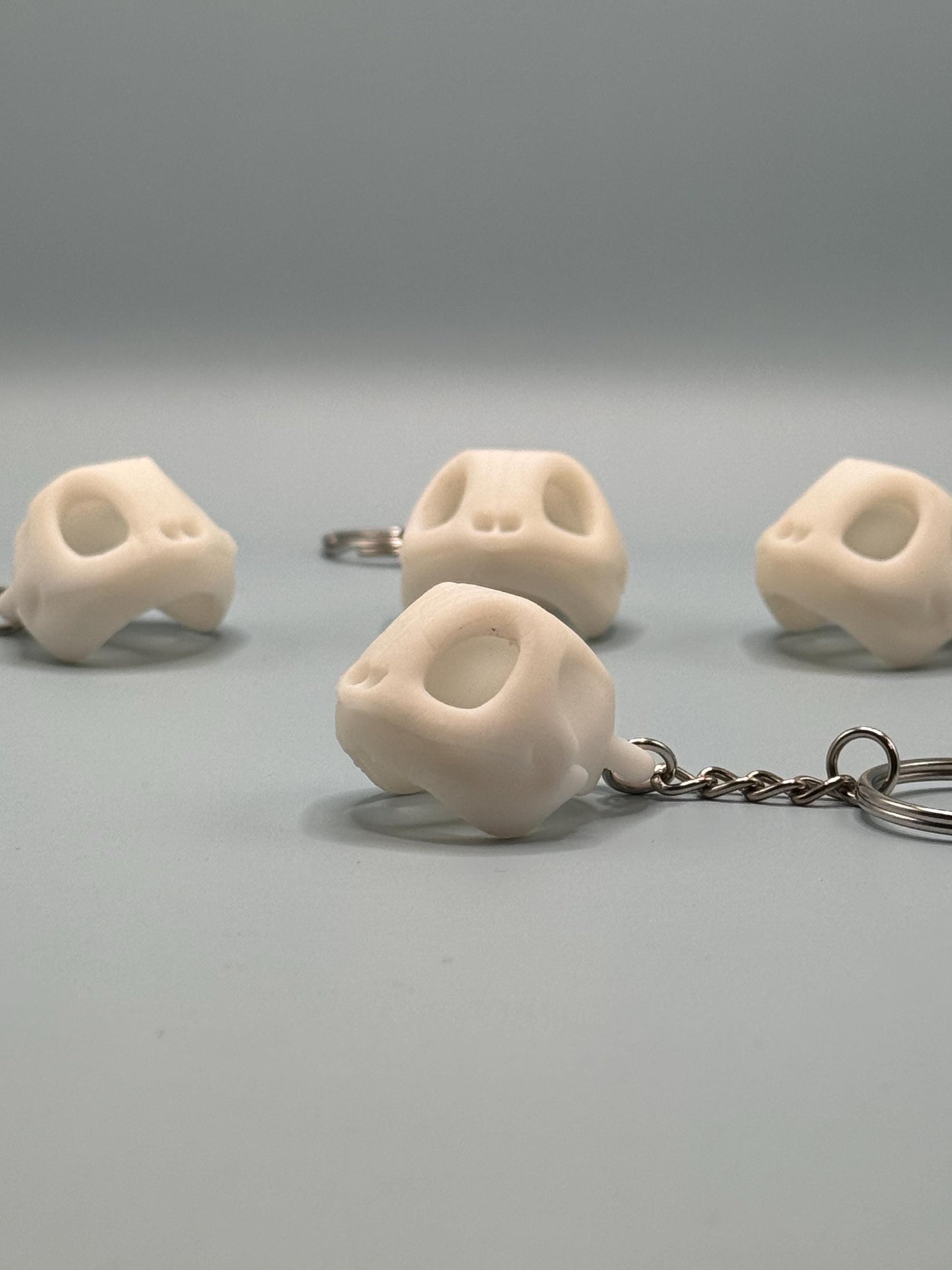 Squirtle Skull Keychain
