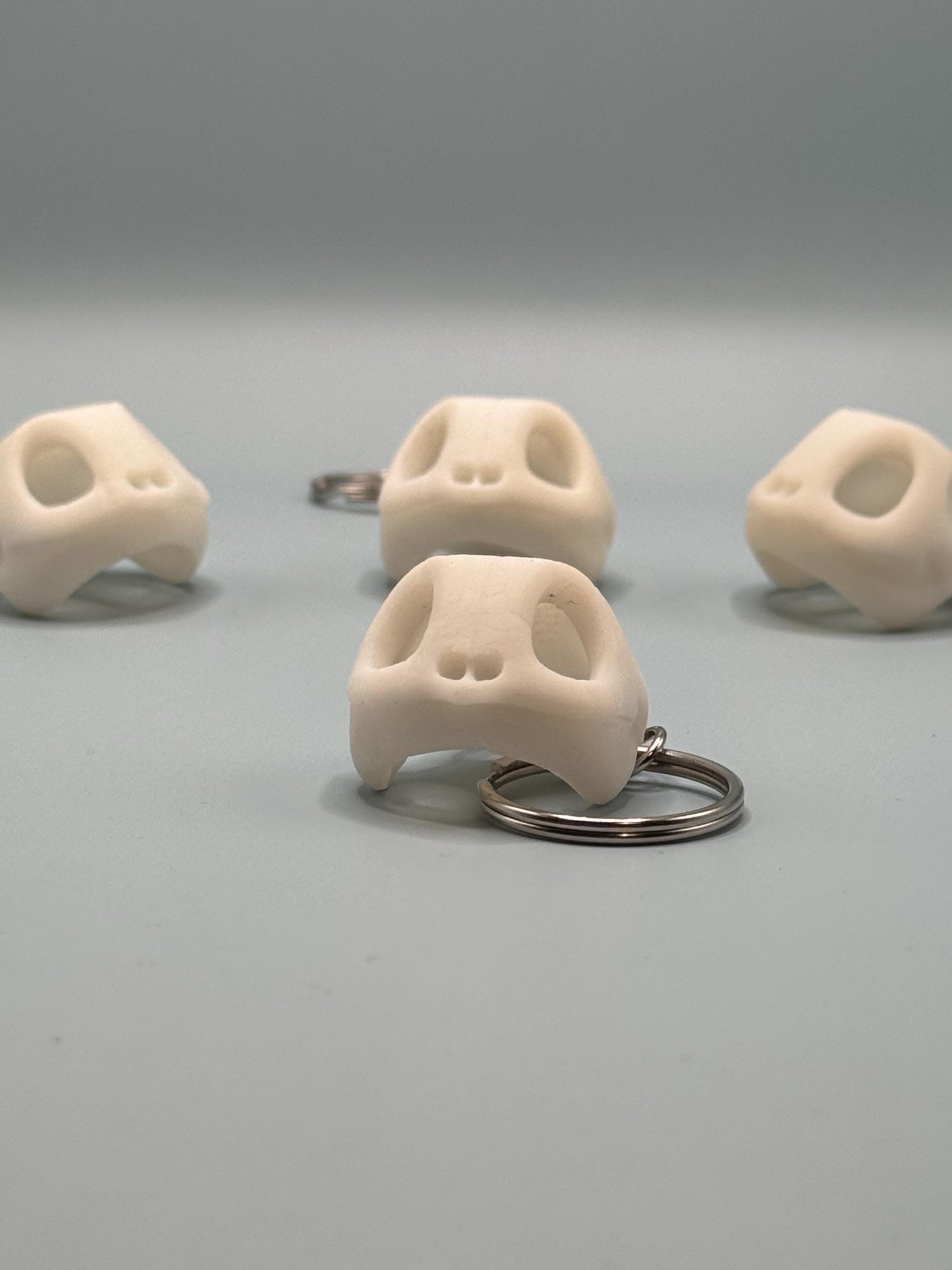 Squirtle Skull Keychain