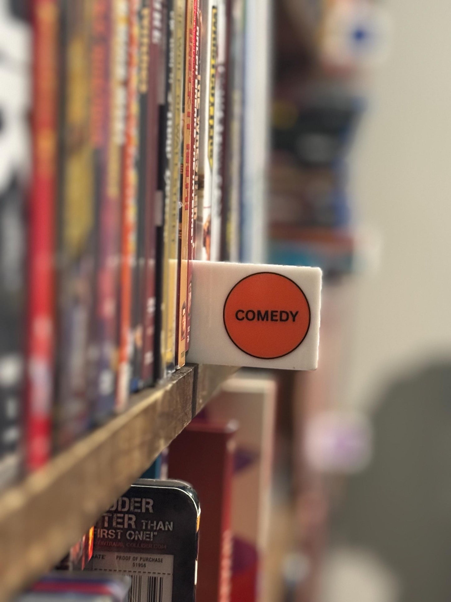 Movie Collection Dividers | Genre Shelf Organizer | Physical Media Display | Film Lover Gift