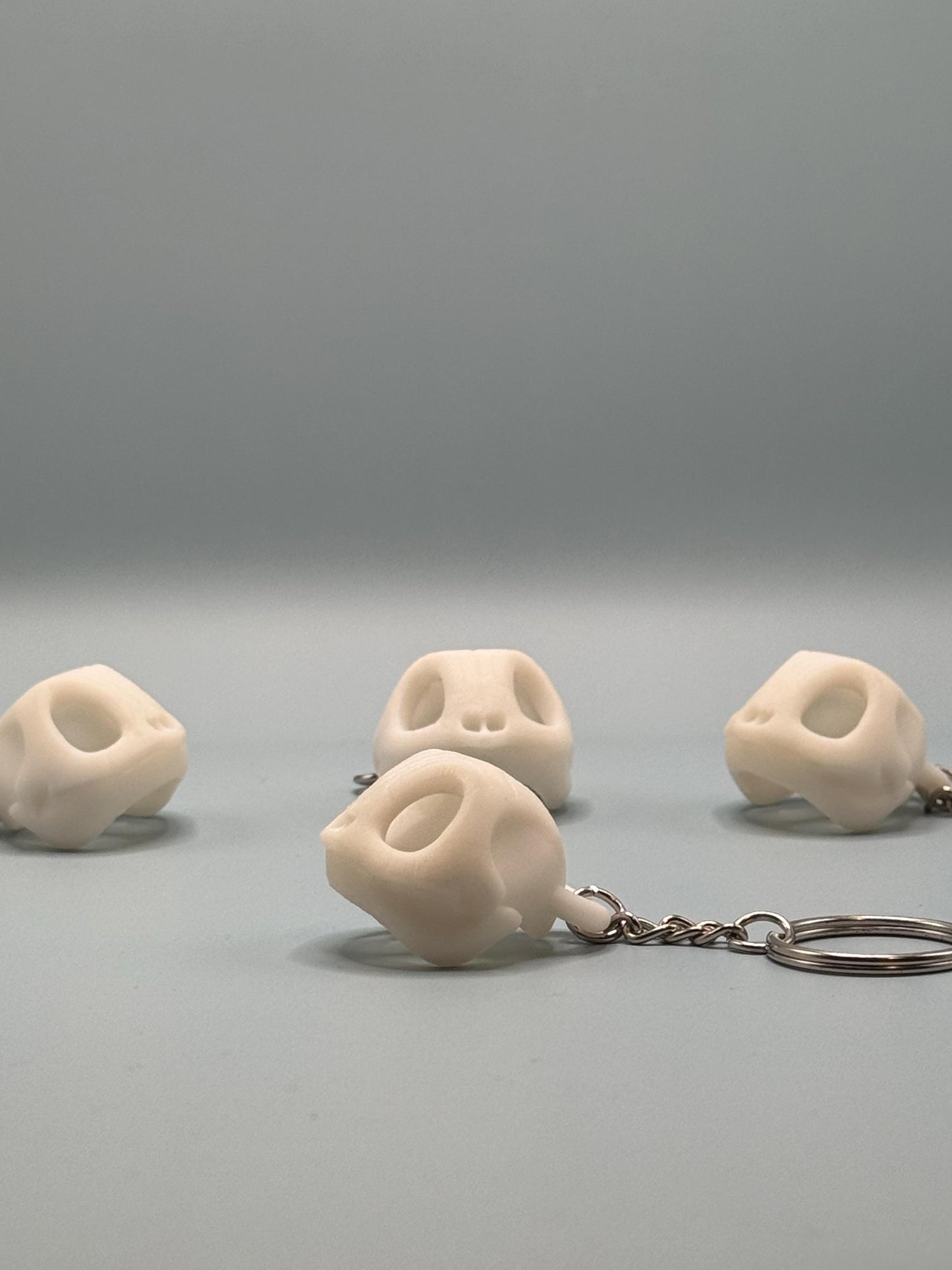 Squirtle Skull Keychain