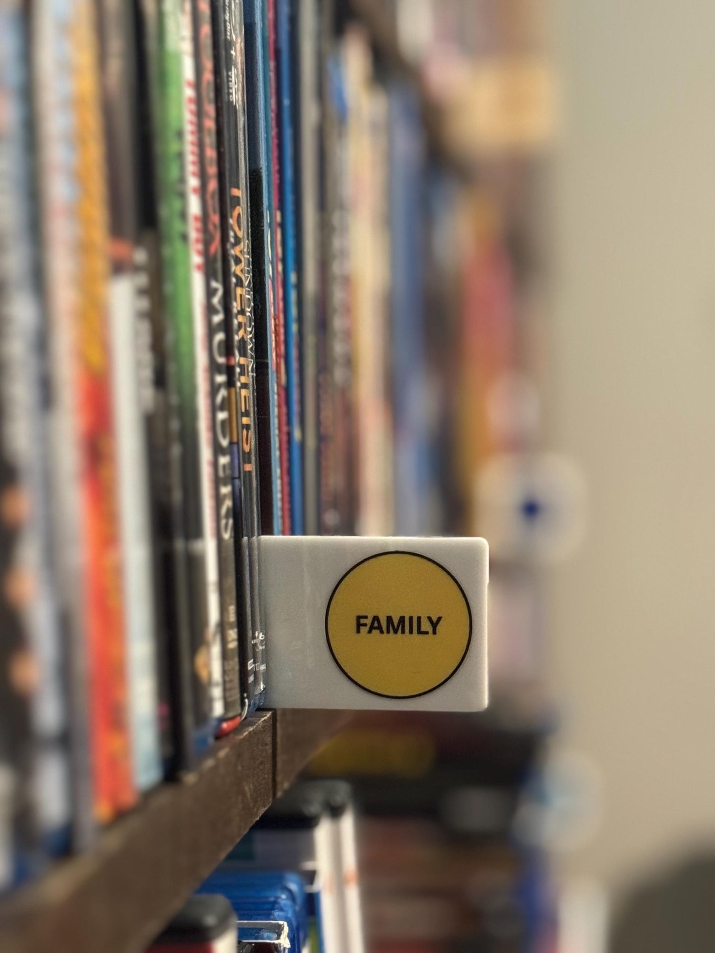Movie Collection Dividers | Genre Shelf Organizer | Physical Media Display | Film Lover Gift