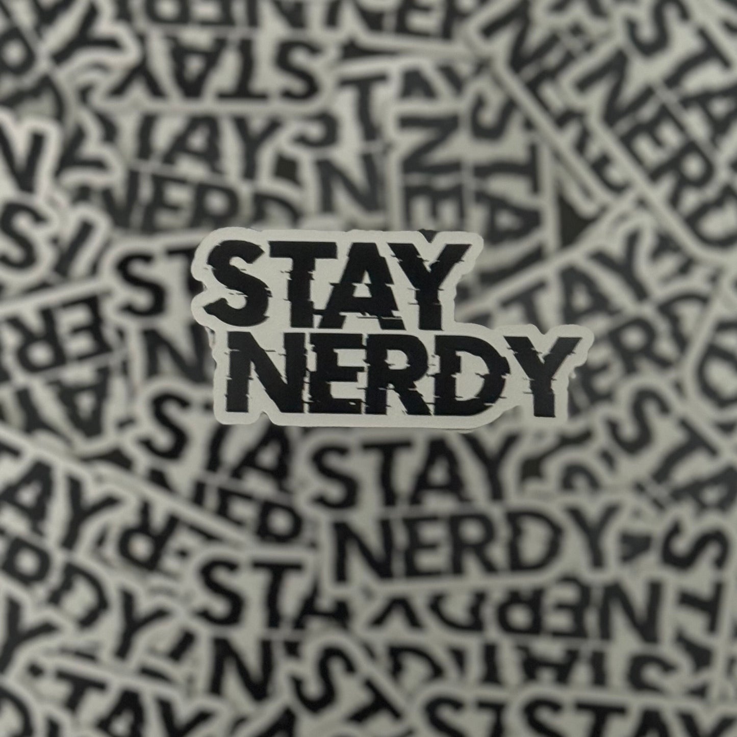 Stay Nerdy 3” x 1.48” magnet