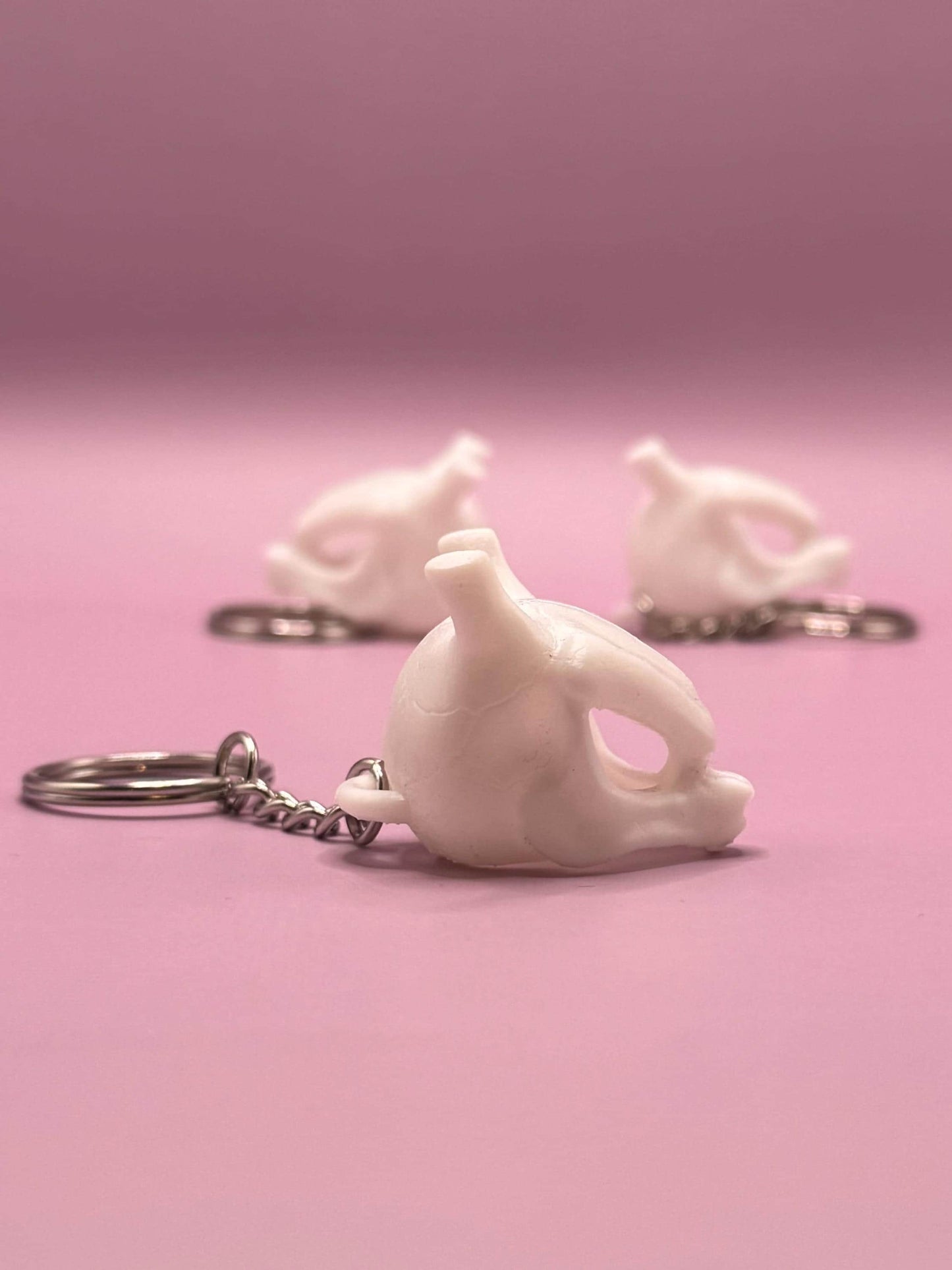 Mewtwo Skull Keychain
