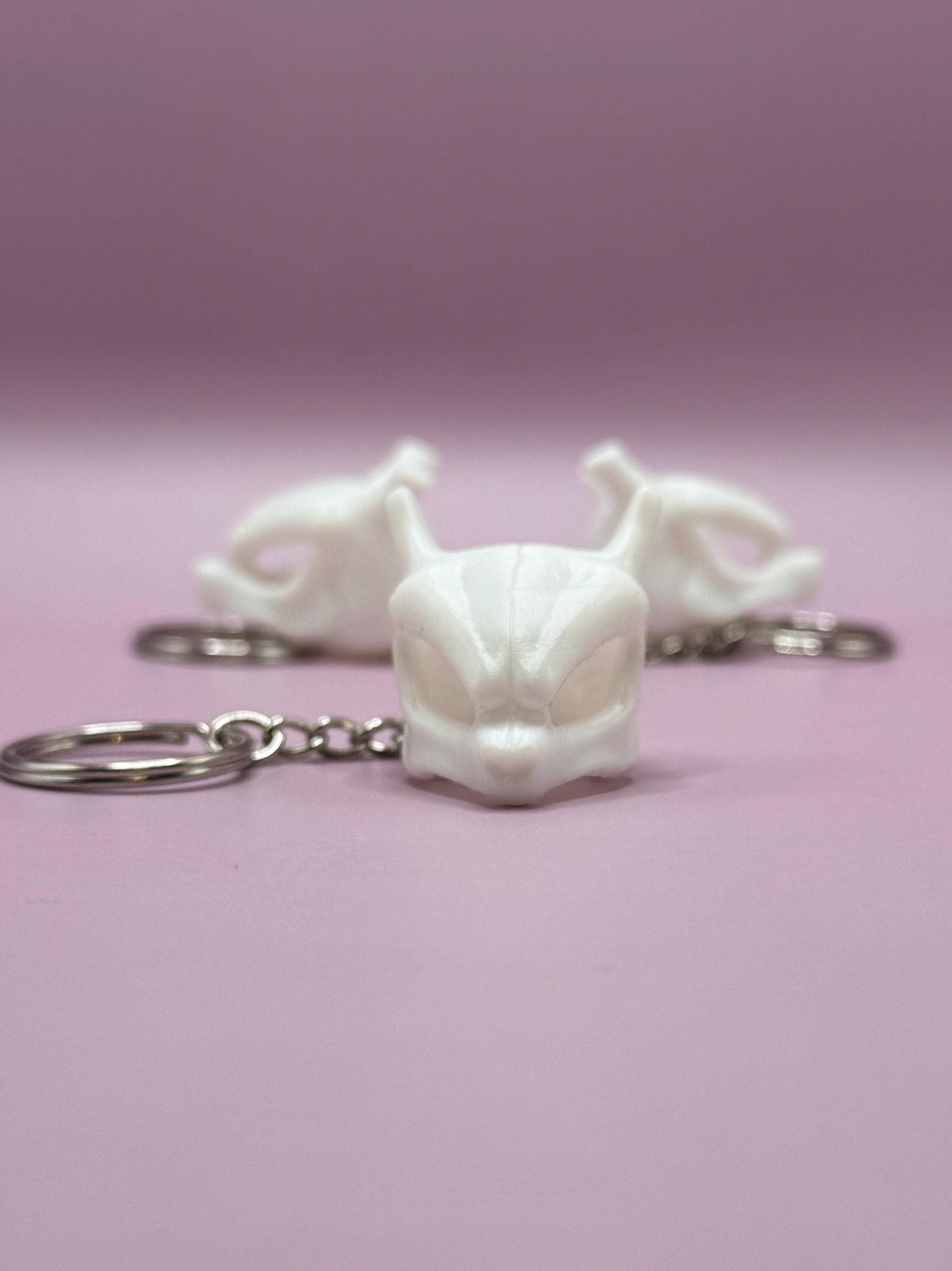 Mewtwo Skull Keychain