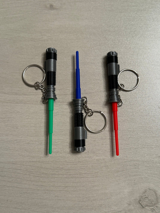 Compact Lightsaber Keychain - Be Prepared for Any Battle