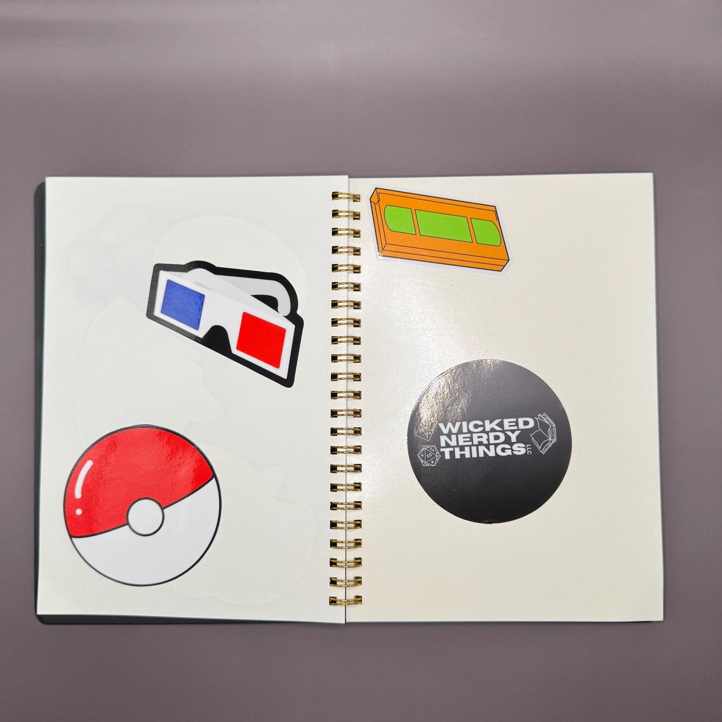 Quirky Commitment-Phobe Sticker Collection Organizer