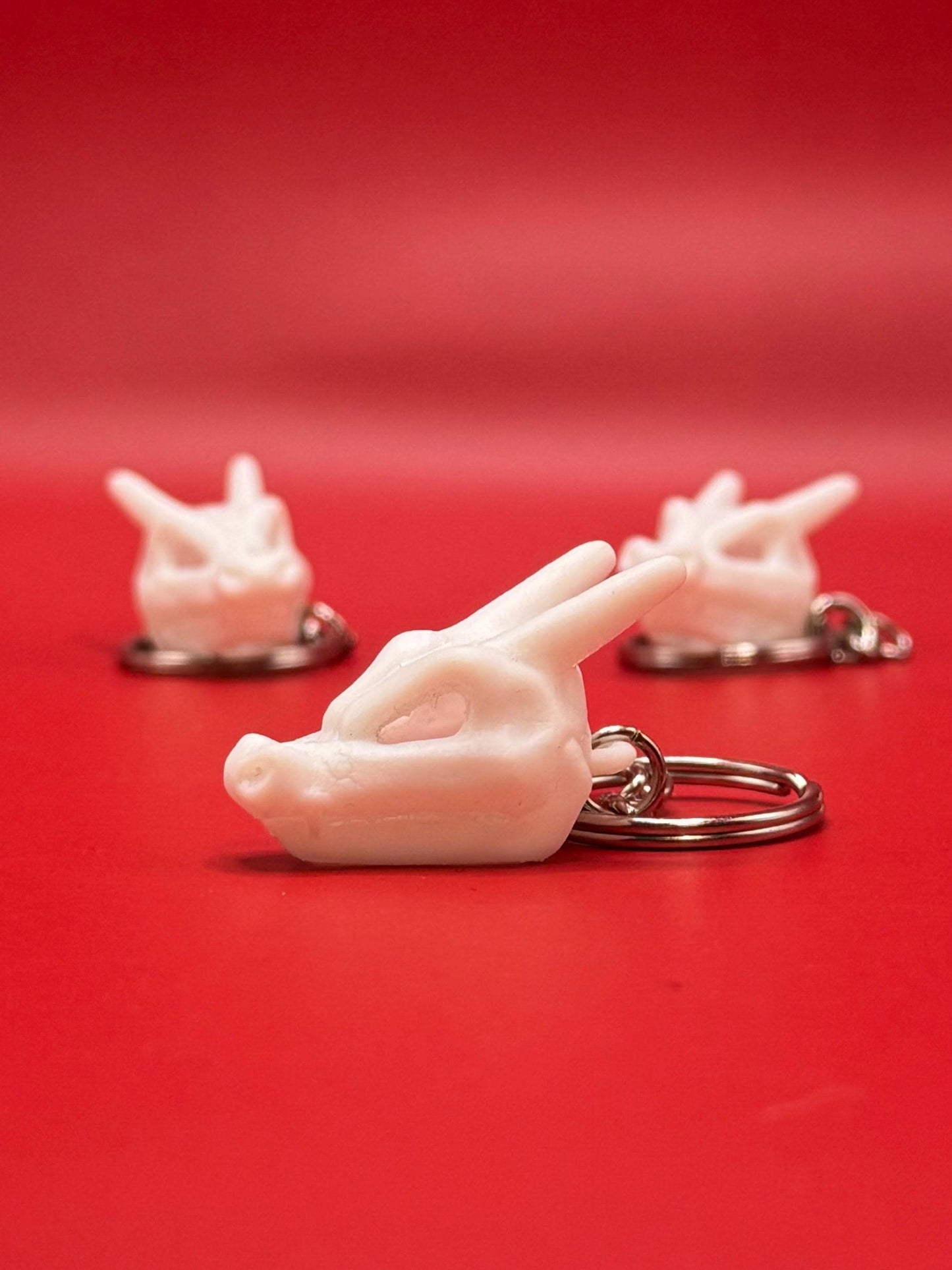 Charizard Skull Keychain
