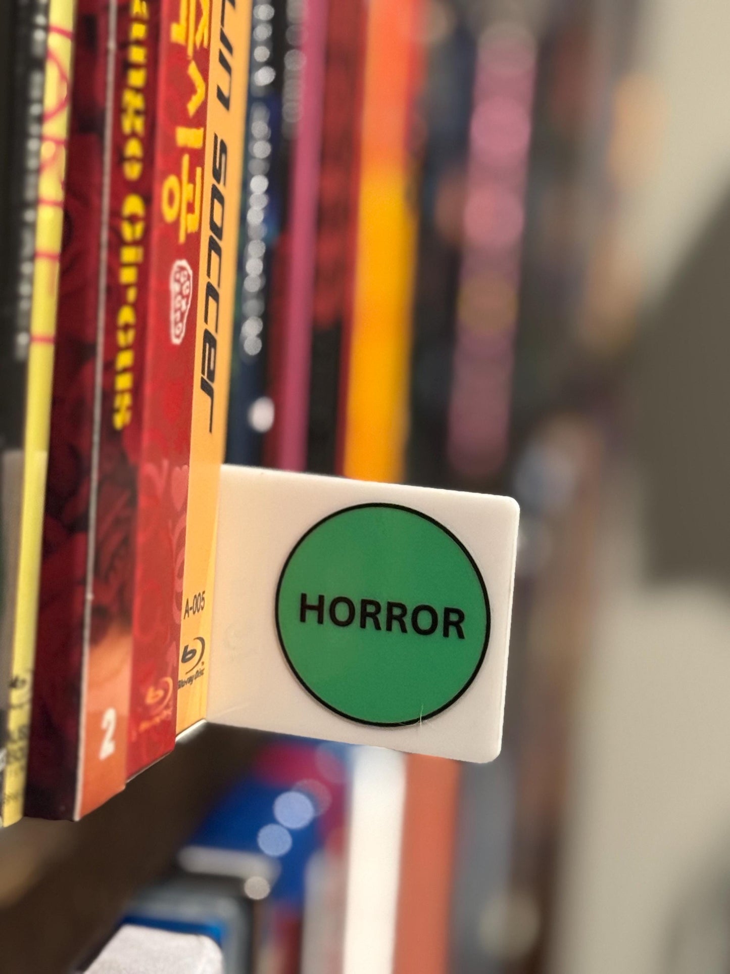 Movie Collection Dividers | Genre Shelf Organizer | Physical Media Display | Film Lover Gift