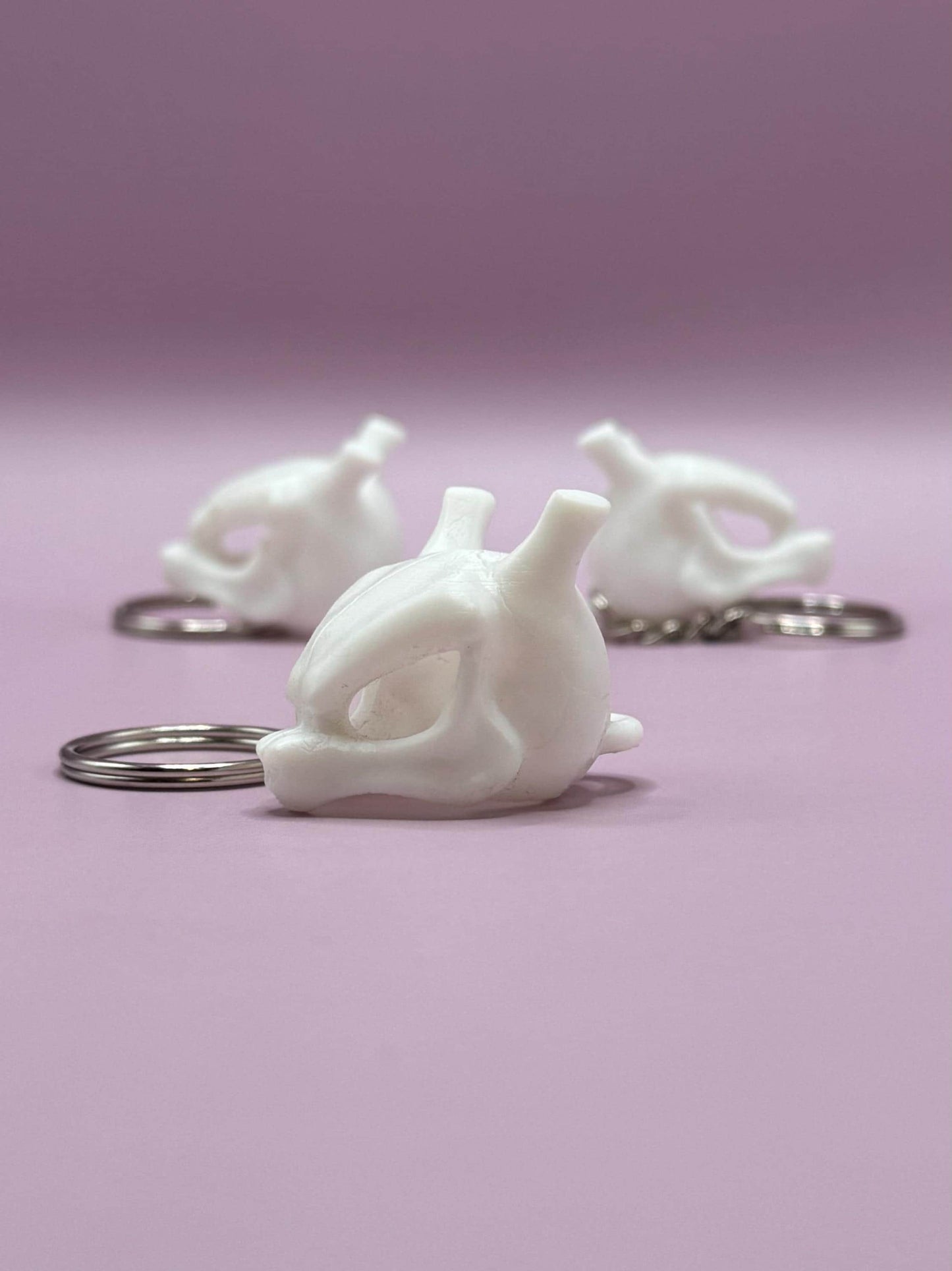 Mewtwo Skull Keychain